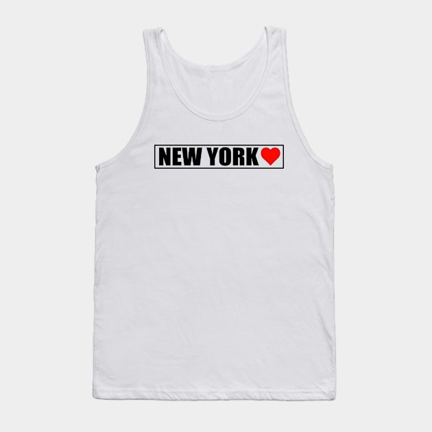 I Love New York City Tank Top by ChrisWilson